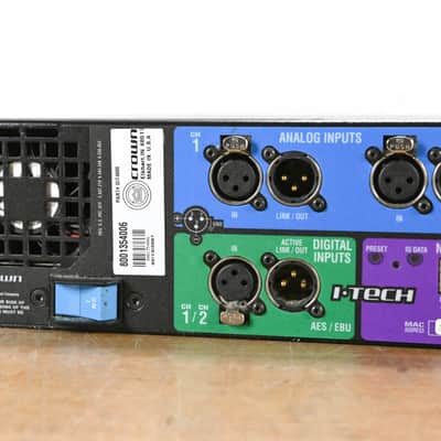 Crown I-Tech 4000 2-Channel Power Amplifier CG012D6 image 8