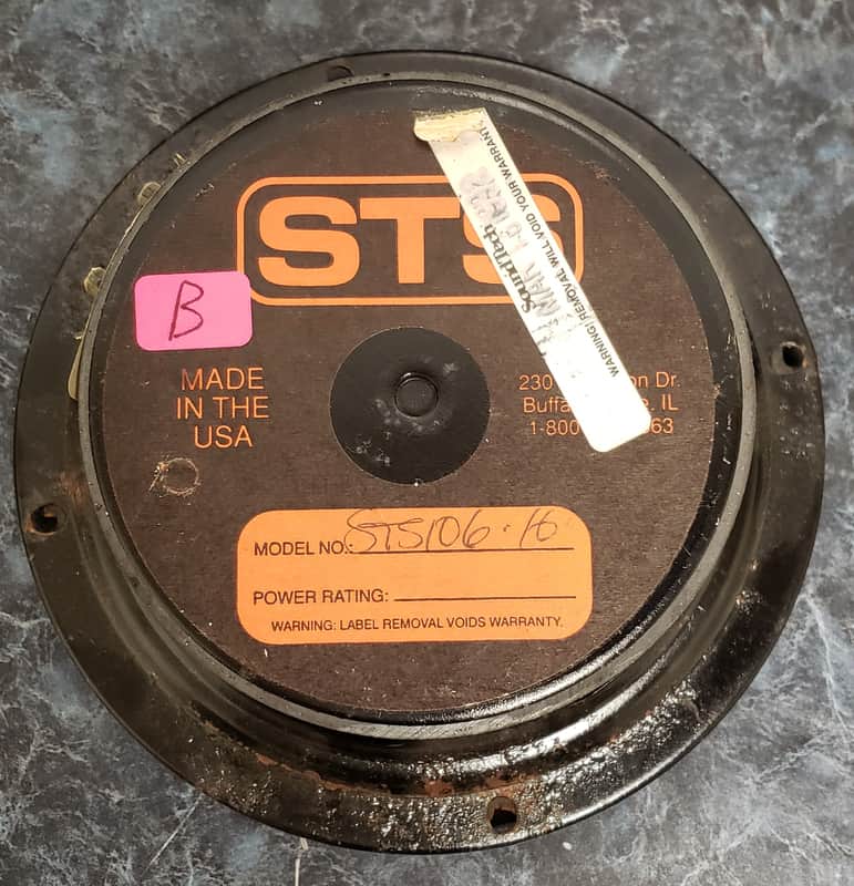 Vintage Eminence STS 106-16 Speaker (B) 1991-92 USA image 1