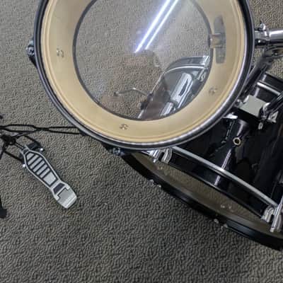 Ddrum 5pc Drum Set Complete with Throne and Hardware - Black Shell Finish image 8