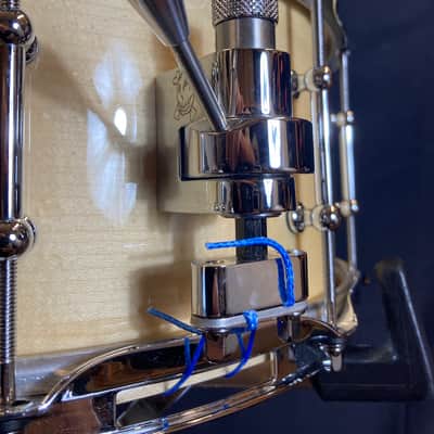 David Frangioni Collection, Bone - 6.5x14" Carbcutter 4-Ply Carbon Fiber and Maple Shell Snare Drum 2020s image 9