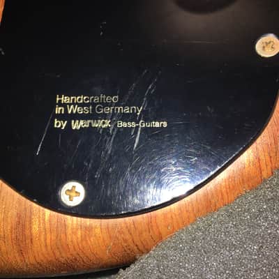 Warwick  Streamer 1991 Natural lined Fretless image 8