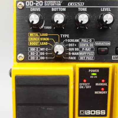 Boss OD-20 Overdrive / Distortion With Original Box Guitar Effect Pedal BY87626 image 3