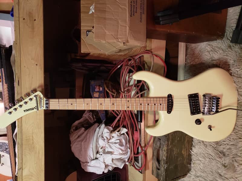 Left Handed Kramer Baretta 82 Vintage White image 1