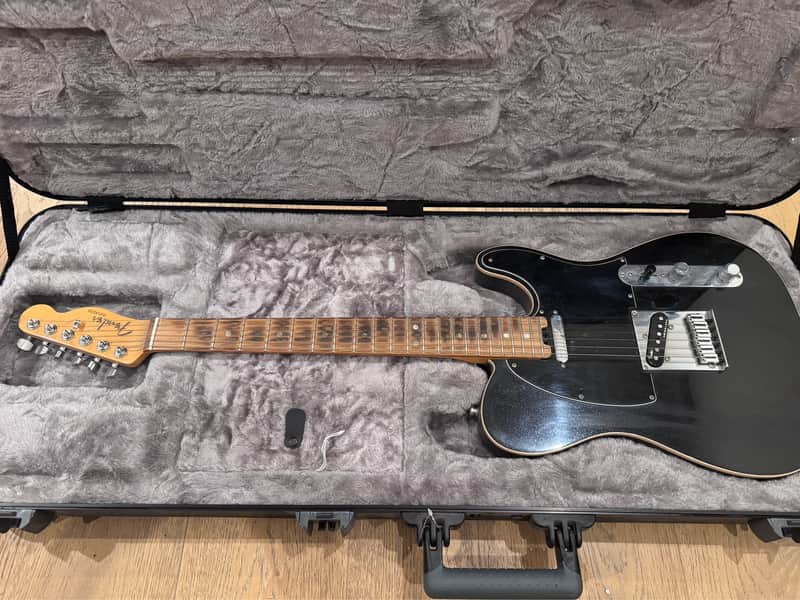 2016 Fender American Elite Telecaster - Double Bound Black Sparkle - Mint / Closet Classic image 1