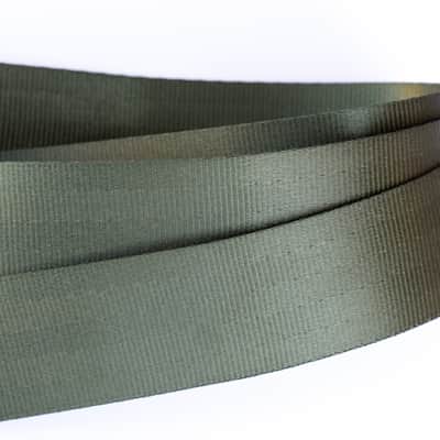 Couch Forest Green Seatbelt Guitar Strap image 3