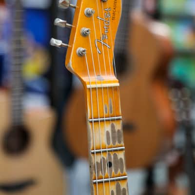 FENDER 50s Vibra Tele Heavy Relic Aged Butterscotch Blonde image 5