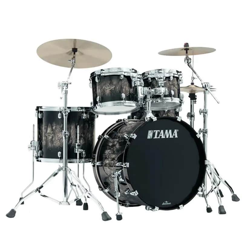 Tama Starclassic Walnut/Birch 4pc Drum Set Molten Platinum Burst image 1