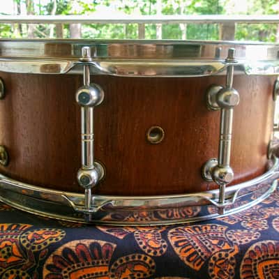 Brady 14x5.5 Jarrah Stave Snare Drum Early ’90s image 7