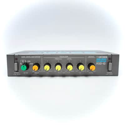 Boss ROD-10 Overdrive / Distortion With Power Supply Made in Japan Micro Rack Series Guitar Effect Processor image 4