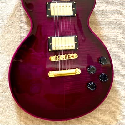FireFly FFLP Elite Purple Bat Electric Guitar * Elite Model Gold Hardware * Fire Fly Les Paul Style image 6