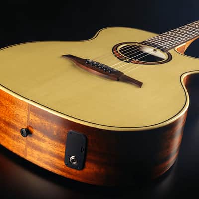 LAG T88ACE Tramontane 88 Auditorium Cutaway Acoustic Electric Natural image 5