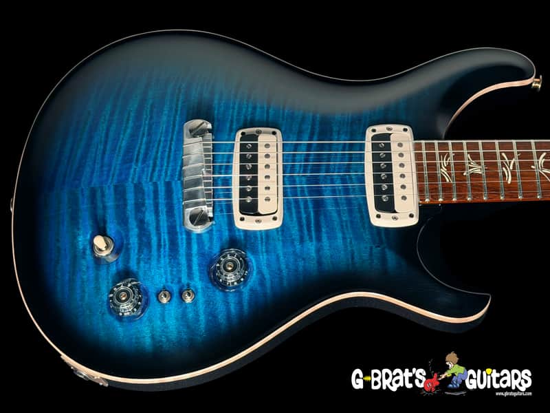 2023 Paul Reed Smith PRS Paul's Guitar Flame Top with Brushstroke Inlays ~ Blue Burst image 1
