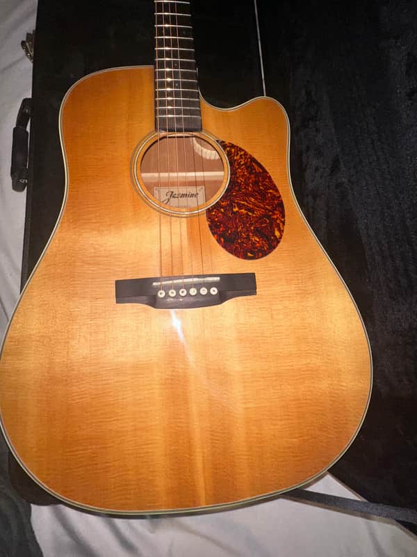 Jasmine JD37CE-NAT J-Series Dreadnought with Electronics 2010s - Natural image 1