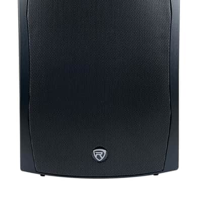 Rockville BLUAMP 150 Stereo Bluetooth Amplifier Receiver+2) Black Patio Speakers image 3