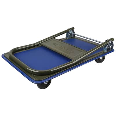 Heavy-Duty Flatbed DJ & Music Gear Cart – 300 lb Folding Rolling Cart for Speakers, PA & Road Cases image 2