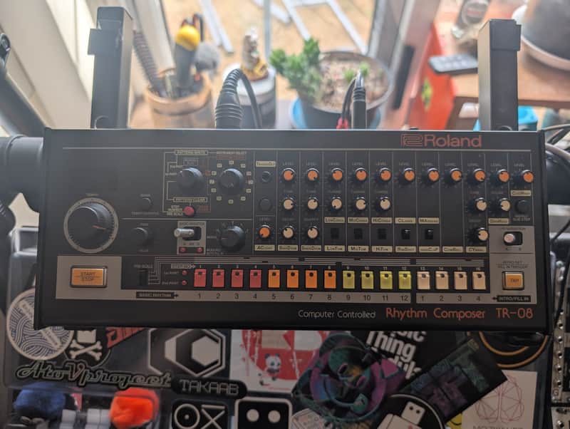Roland Boutique Series TR-08 Analog Modeling Drum Machine  [No power supply]]2017 - Present - Black image 1