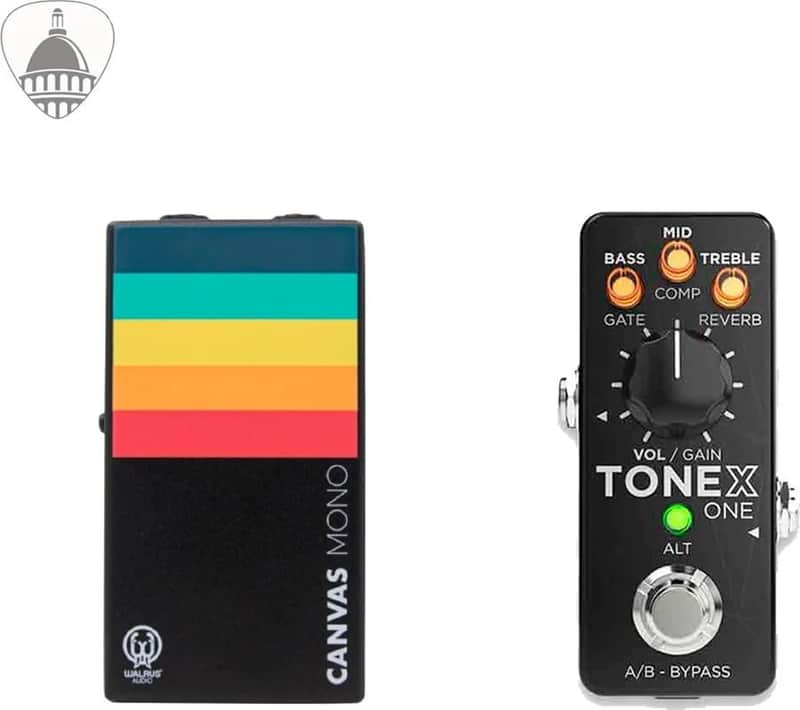 Capital Custom Bundle: Canvas Mono: Line Isolator/D.I and IK Multimedia Tonex ONE AI Modeling Multi-FX Pedal image 1