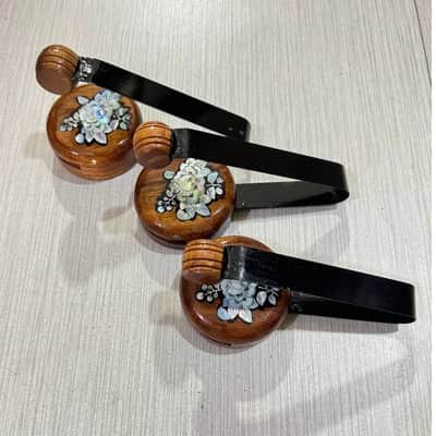 Handcrafted Vietnamese Song Lang – Song loan - Traditional Percussion Instrument | Southern Folk Music | Rhythmic Accent for Cultural Performances image 2