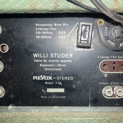 Willi Studer Revox F36 1962/1963 image 3