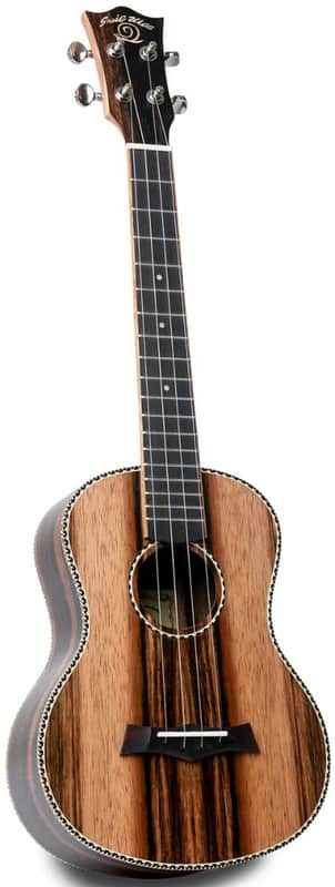 Snail UKT-E598 Tenor Ukulele, Ebony image 1