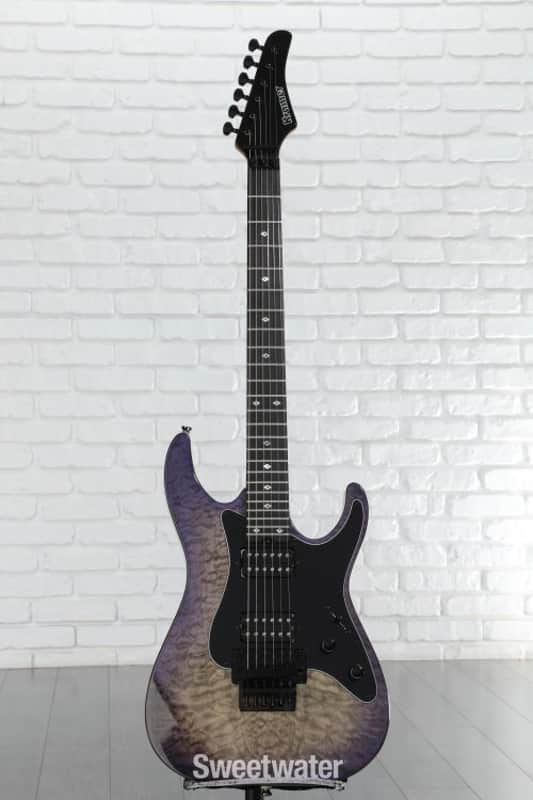 Kramer Volante Quilt HHFR Electric Guitar - Ultraviolet Burst (VOQHHUVBBFd1) image 1