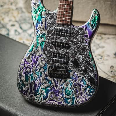 James Tyler USA Studio Elite HD-Alien Guano Semi-Gloss HSH w/Indian Rosewood FB, Matching Faux Neck and Headstock, Black HW, Midboost & Bypass Button image 1