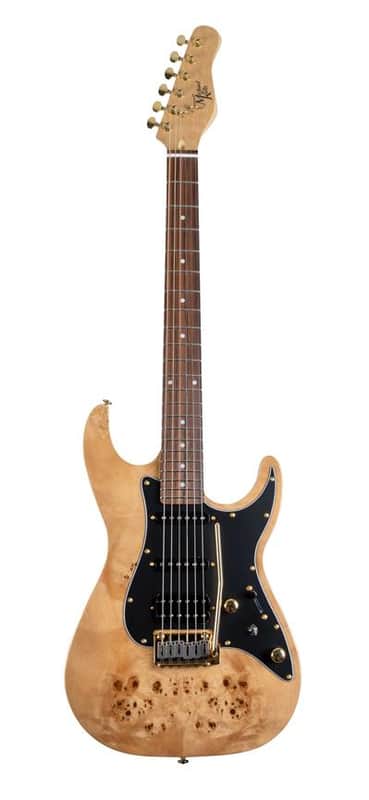 Michael Kelly Burl 60 Ultra, Epic Eleven Electronics Hot-Rod Mod, Natural Burl image 1