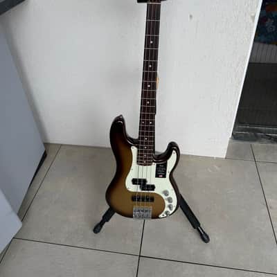 Fender American Ultra Precision Bass with Rosewood Fretboard 2019 - Present - Mocha Burst image 2