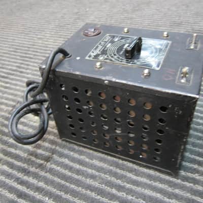 Standard PA-10 Vintage Variac, Variable Voltage Adjustment 2 Scales, 0-70V + 70-116V, 10 AMP, Meter, Early Vintage, Working, USA 1940s/50s - Black image 5