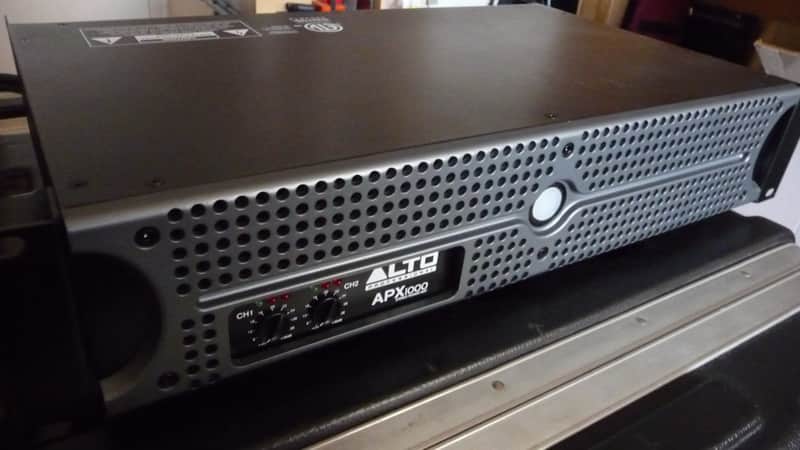 ALTOパワーアンプAPX1000 美品 ALTO PROFESSIONAL APX1000 箱付き デジタルパワーアンプ 2ch 8