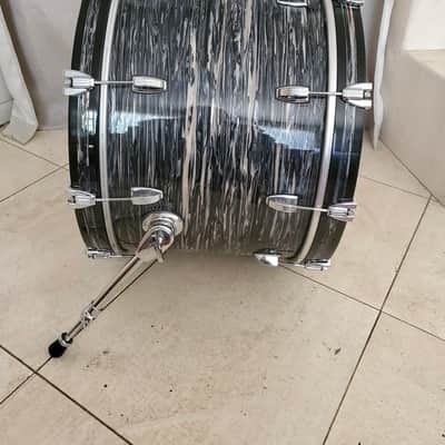 Ludwig Classic Maple CUSTOM 9x13 / 13x15 / 14x22" Jazz Recording Drum Set - Vintage Black Oyster Pearl image 12