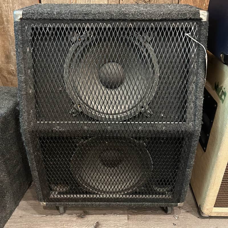 Custom Vertical 2x12 Guitar Cab - Grey Carpeted image 1