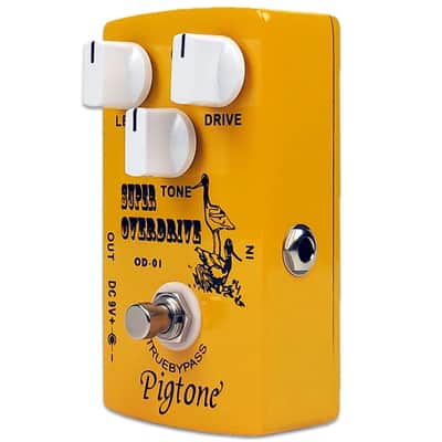 Pigtone PP-21 Super Overdrive Guitar Effect Pedal 9V DC-True Bypass image 3