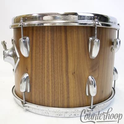 *Slingerland 13x9"Custom Veneer Tom Drum 70s Chrome Sound King Stick-Saver Rims* image 4