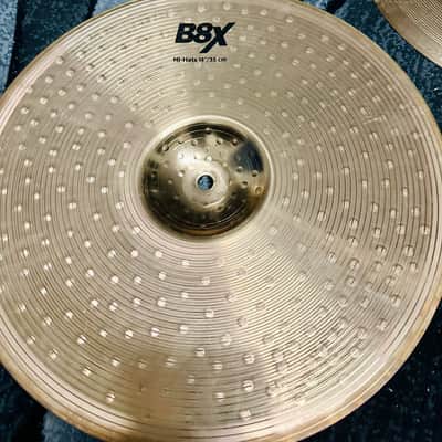 Sabian 14" B8X Medium Hi-Hat Cymbals (Pair) 2010 - 2017 - Brilliant image 3