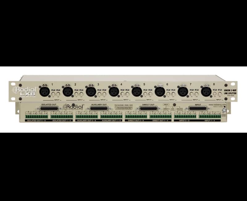 Radial LX8 8-Channel Line Splitter 2023 - Present Tan image 1