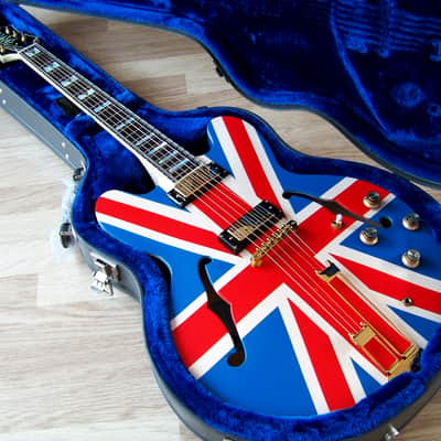 SUMMER SALE - TPP Noel Gallagher "Union Jack" Epiphone Ltd. Edition Sheraton Outfit - LAST ONE image 1