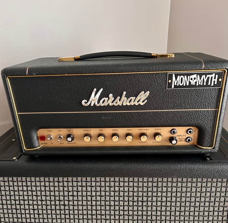 Marshall SV-20H Monomyth Modded High & Low Gain Jose 2022 - Black Hold image 1