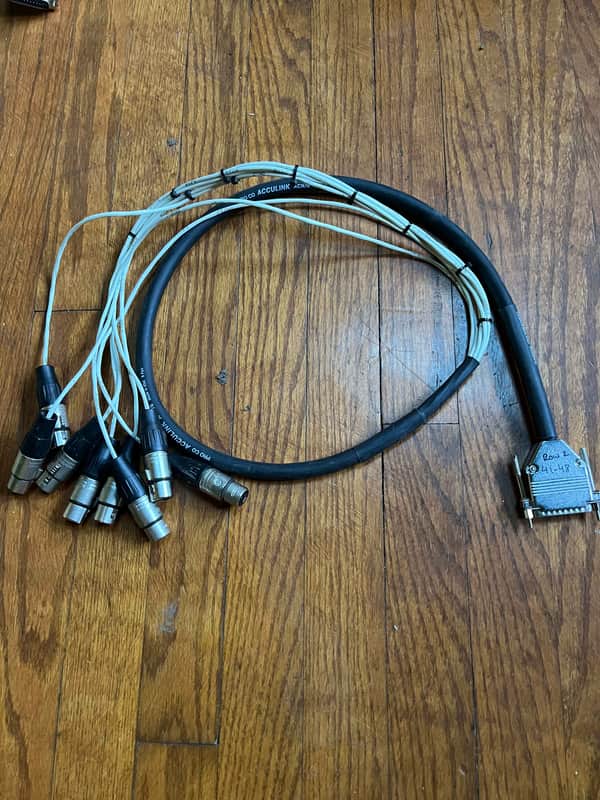 Proco Acculink ACN8 DB25 to Female XLR 8 Channel 5' Snake image 1