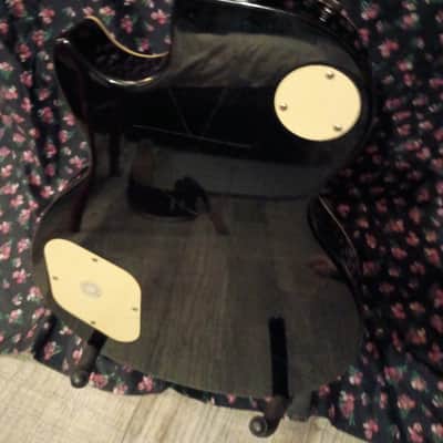 Epiphone 2003 Les Paul Standard Plus Top made in Korea 2003 Trans Black MIK Saein Factory image 7