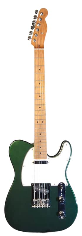 Tele Style Customcaster* (Partscaster)-British Racing Green with Warmoth Neck  **Please Read Tech Specs Carefully*** image 1
