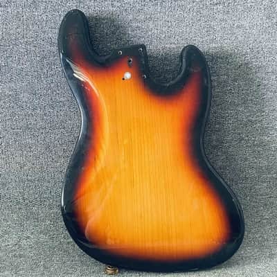 Tobacco Burst Left Hand Jazz Bass Style Basswood Body image 4