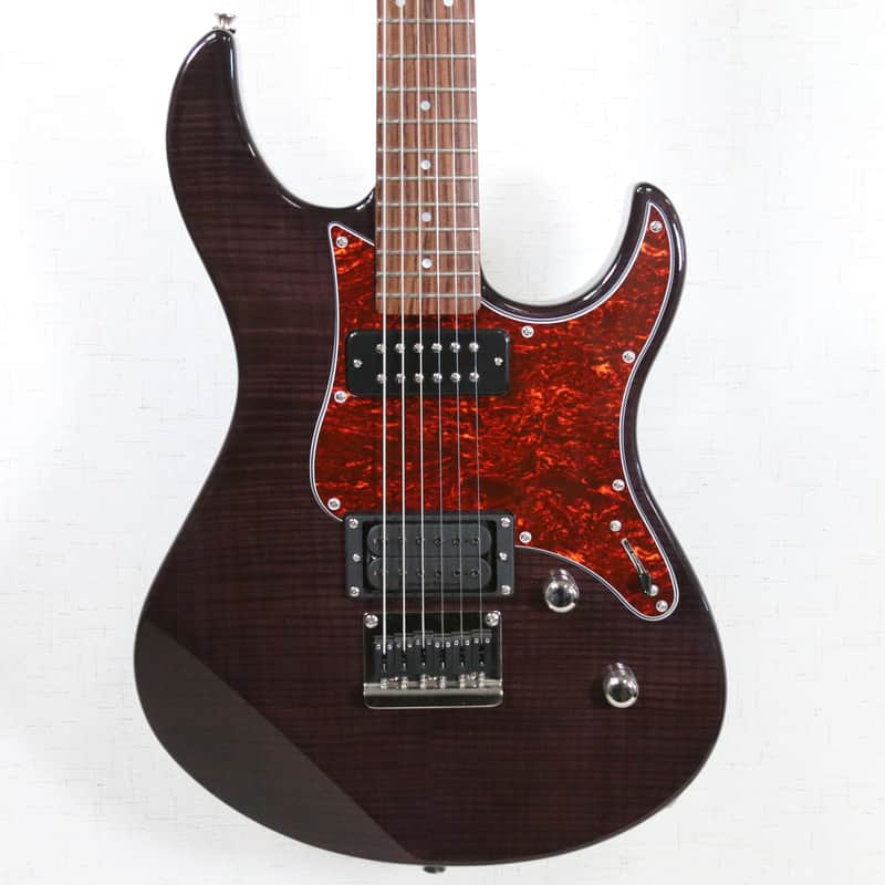 YAMAHA Pacifica PAC611HFM Electric Guitar Transparent Purple w/ Seymour - Clean! image 1