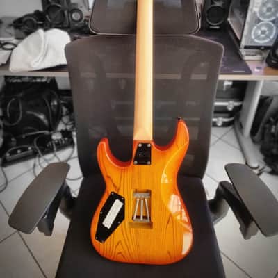 ESP M-II Deluxe Custom 1996 Orange Burst - RARE imagen 3
