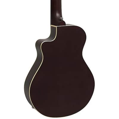 Yamaha APXT2EW Thinline 3/4 Size Acoustic-Electric Guitar - Natural image 5