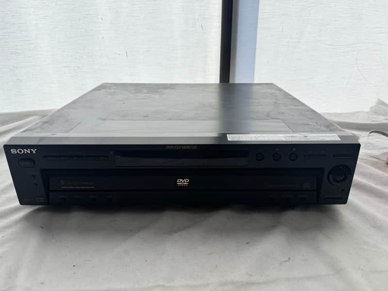 Sony DVP-NC600 5-Disc Carousel Changer CD/DVD Power Tested No Remote image 1