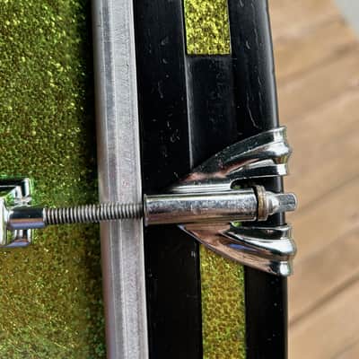 Ludwig Scotch Bass Drum 1965 - Sparkle Green (faded) image 10