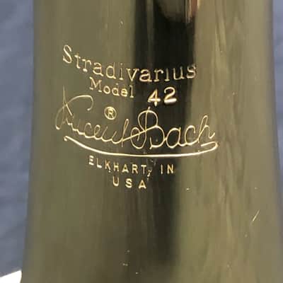 Bach 42BO Stradivarius Series F-Attachment Trombone with Lacquer slide image 2