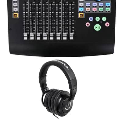 PRESONUS FADERPORT 8 USB Mix Production DAW Controller+Audio Technica Headphones image 1