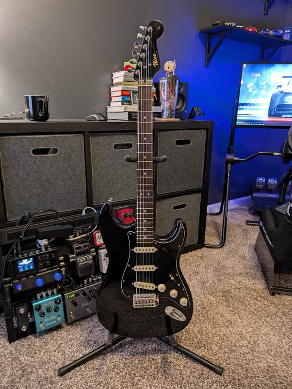 Custom Stratocaster with Upgrades 1996 - Gloss Black image 1